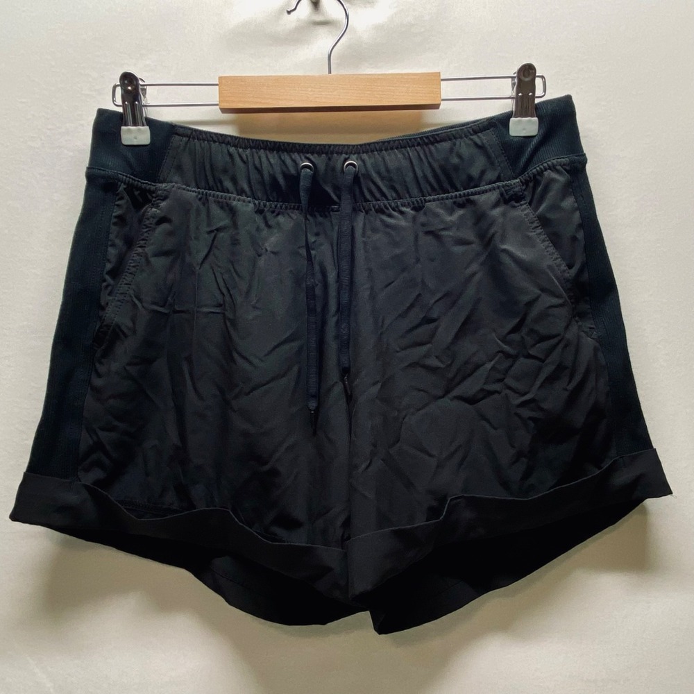 Champion C9 Activewear Shorts Women's Large Black Cuffed Casual Sports Wear GUC